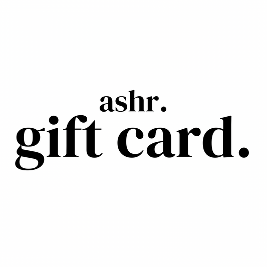 ashrmade gift card