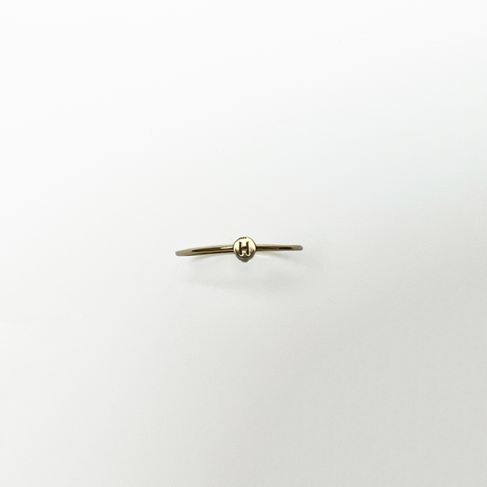 tiny initial ring
